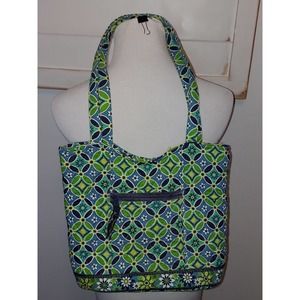 Vera Bradley Purse Handbag 10 x 13” Multicolor Floral Great Condition